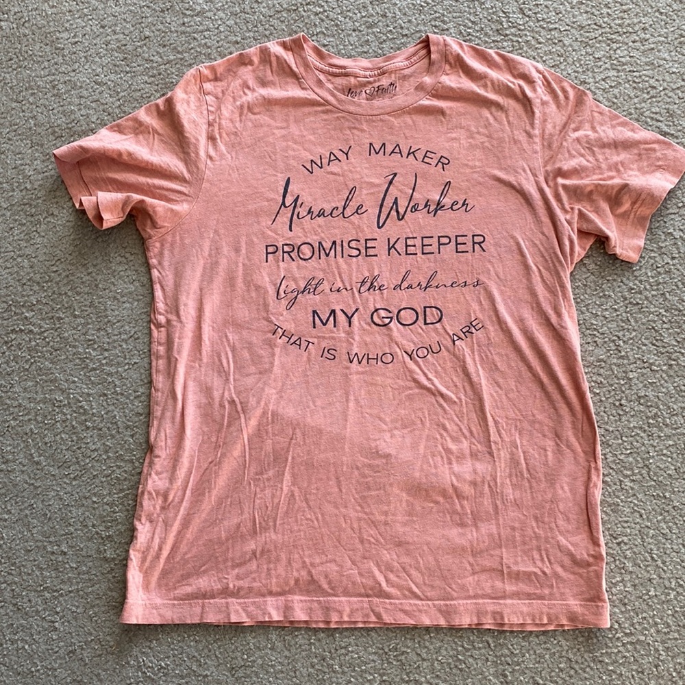 Love Faith Lyric Shirt